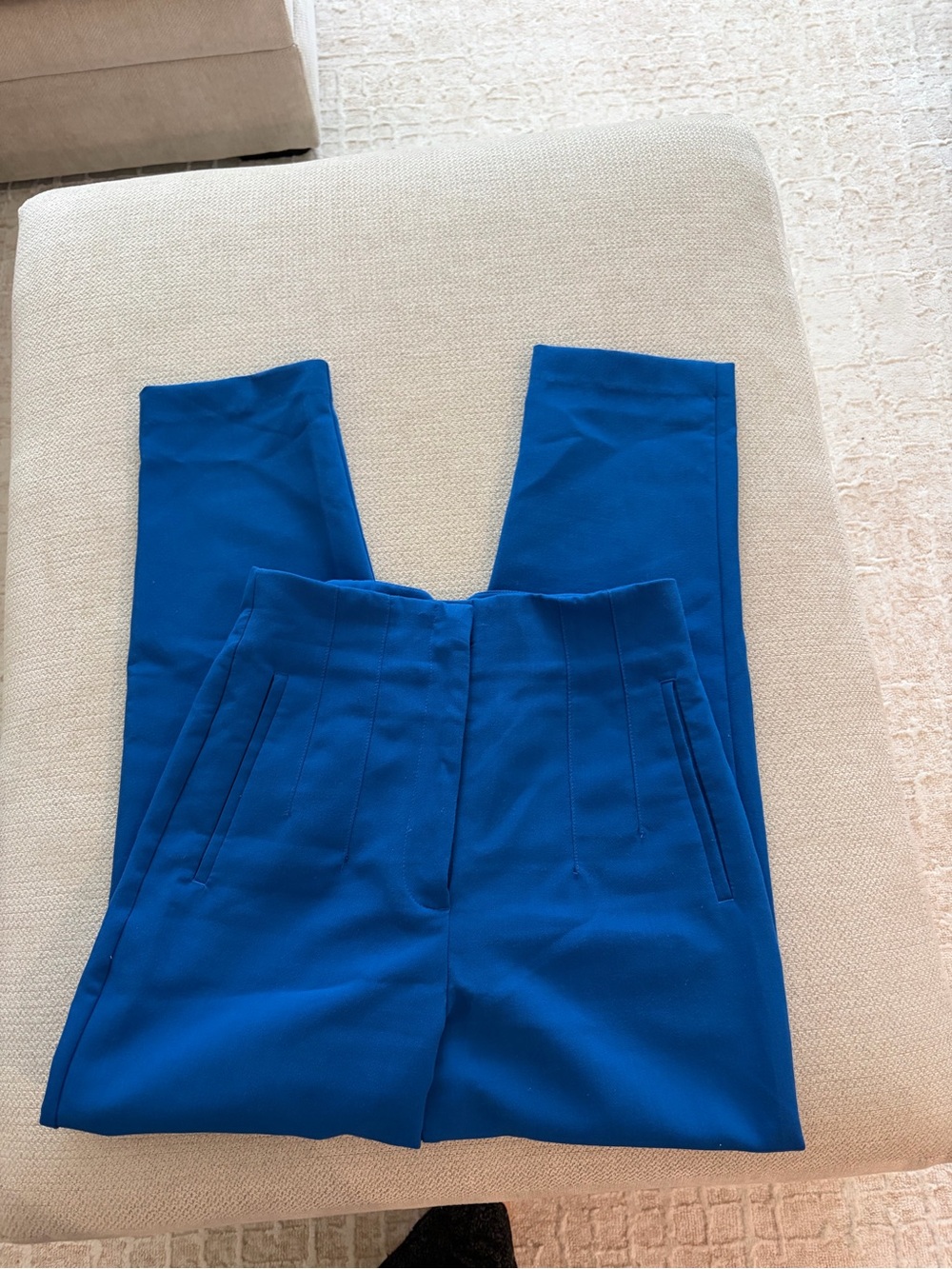Zara Blue High Waist Trousers